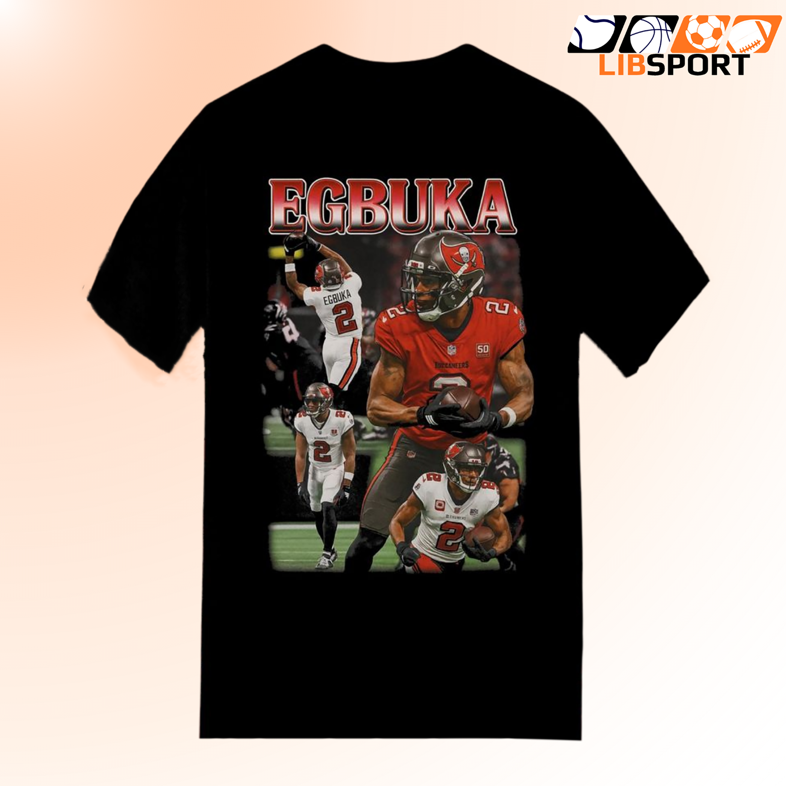 Emeka Egbuka Shirt, Tampa Bay Buccaneers T-Shirt, Unisex T-Shirt